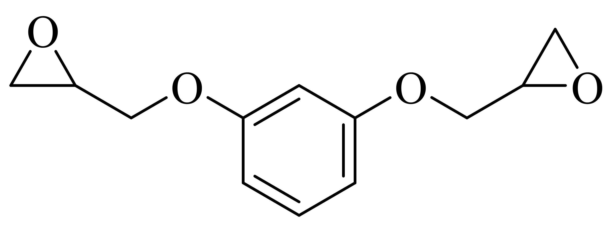 YW-602 · 间苯二酚二缩水甘油醚 · 所提供产品手册中的结构